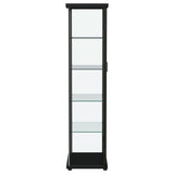 Aero - 5-Shelf Display Curio Cabinet With Led Lighting by Coaster Fine Furniture | Bel Furniture