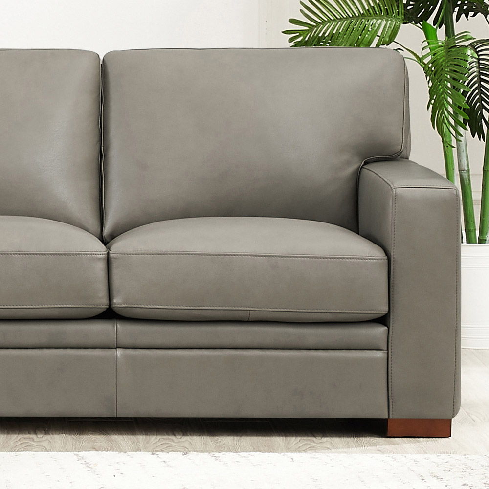 Dillon - Leather Left Chaise Sectional