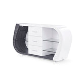 Anne - Buffet - White / Gray