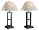 Deidra - Table Lamp (Set of 2) Black 2 Pieces by Signature Design by Ashley® | Bel Furniture