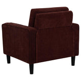 Ruth - Upholstered Track Arm Accent Chair