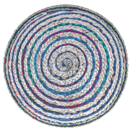 Margo - Handcrafted Round Pouf - view 11