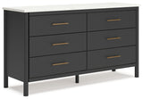 Cadmori - Six Drawer Dresser Black by Signature Design by Ashley® | Bel Furniture