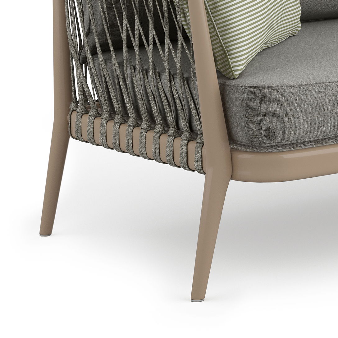 Belize - Outdoor Sofa - Sand Drift by Simpli-Home | Bel Furniture