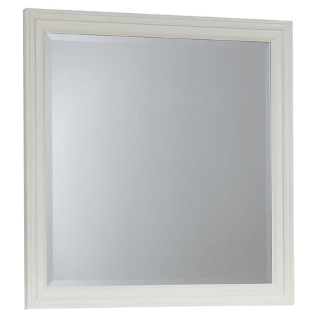 Sandy Beach - Vertical Dresser Mirror White by CoasterEssence | Bel Furniture