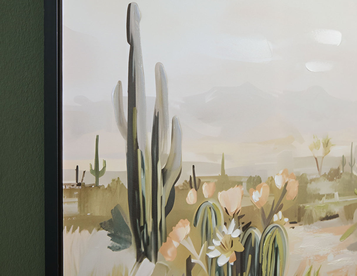 Sidworth - Wall Art - Green / Beige / Gray