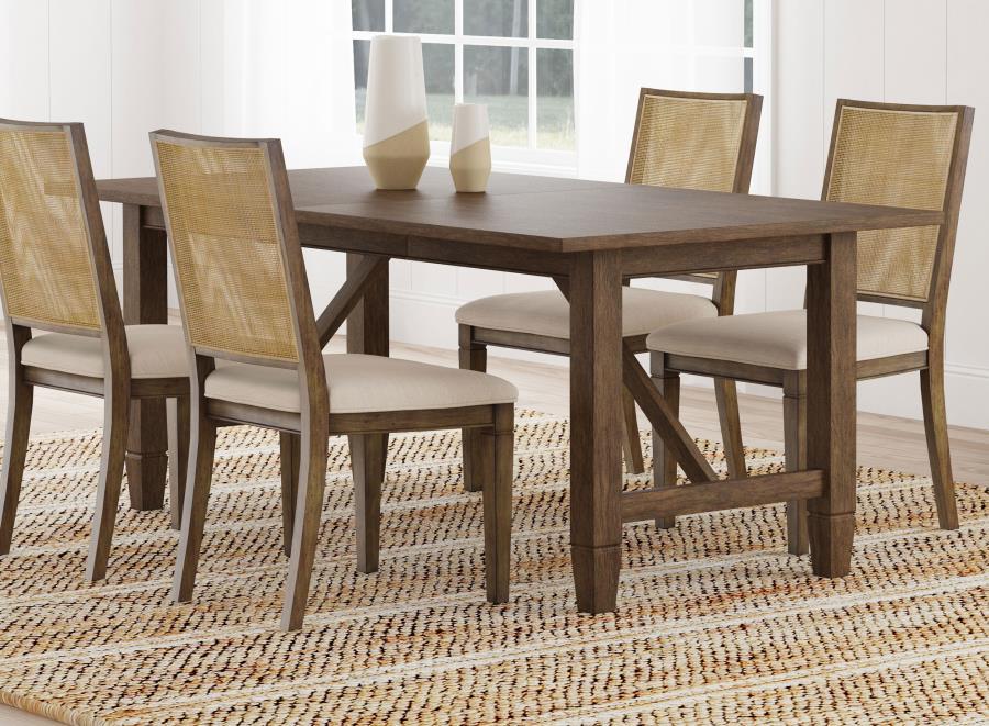 Matisse - Rectangular Wood Dining Table - Light Brown