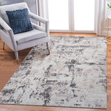Payas - 8' X 10' Abstract Area Rug - Cream / Brown