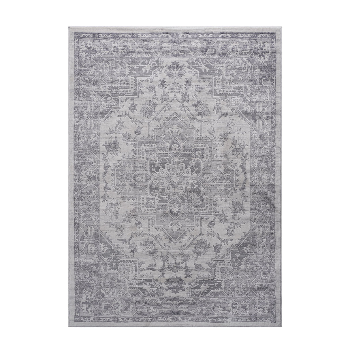 Marfi - 8' X 10' Oriental Area Rug - Silver