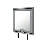 Isaiah - Mirror With Upholstered Frame And LED Lighting