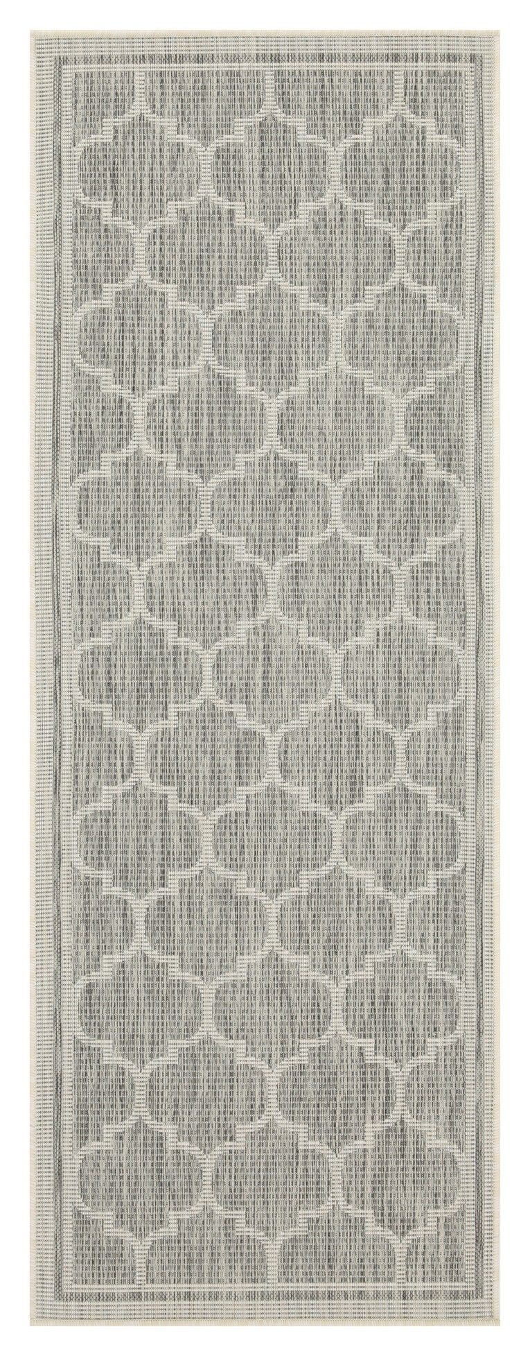Sunshine - 2'7" X 7'3" Polypropylene Indoor / Outdoor Area Rug Gray by Icona Home Decor | Bel Furniture