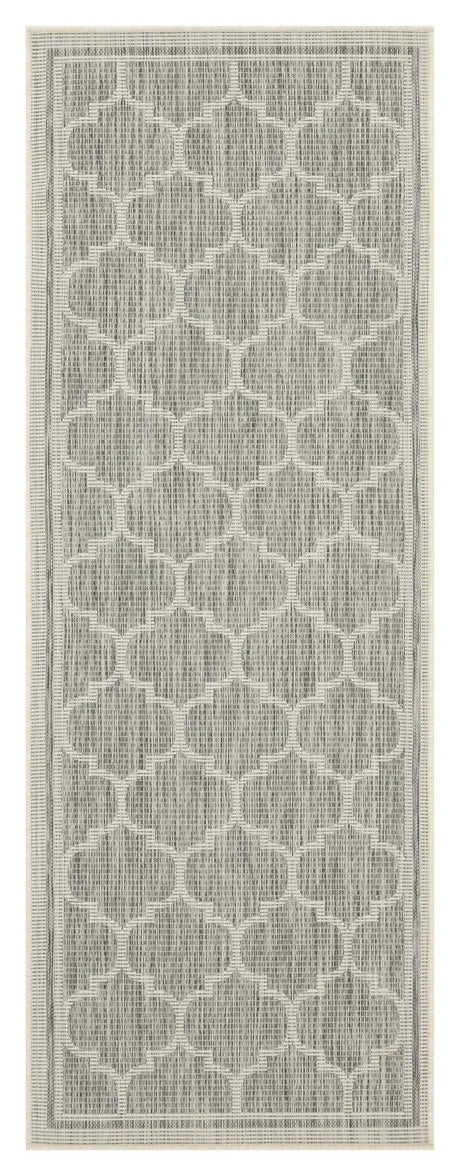 Sunshine - 2'7" X 7'3" Polypropylene Indoor / Outdoor Area Rug Gray by Icona Home Decor | Bel Furniture