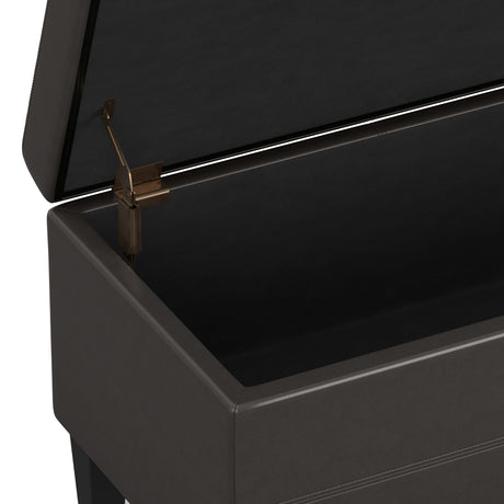 Afton - Large Storage Ottoman Bench - view 10