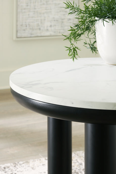 Xandrum - Black / White - Occasional Table Set (Set of 3) by Signature Design by Ashley® | Bel Furniture