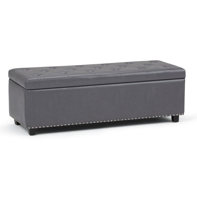 Hamilton - Upholstered Storage Ottoman - view 4