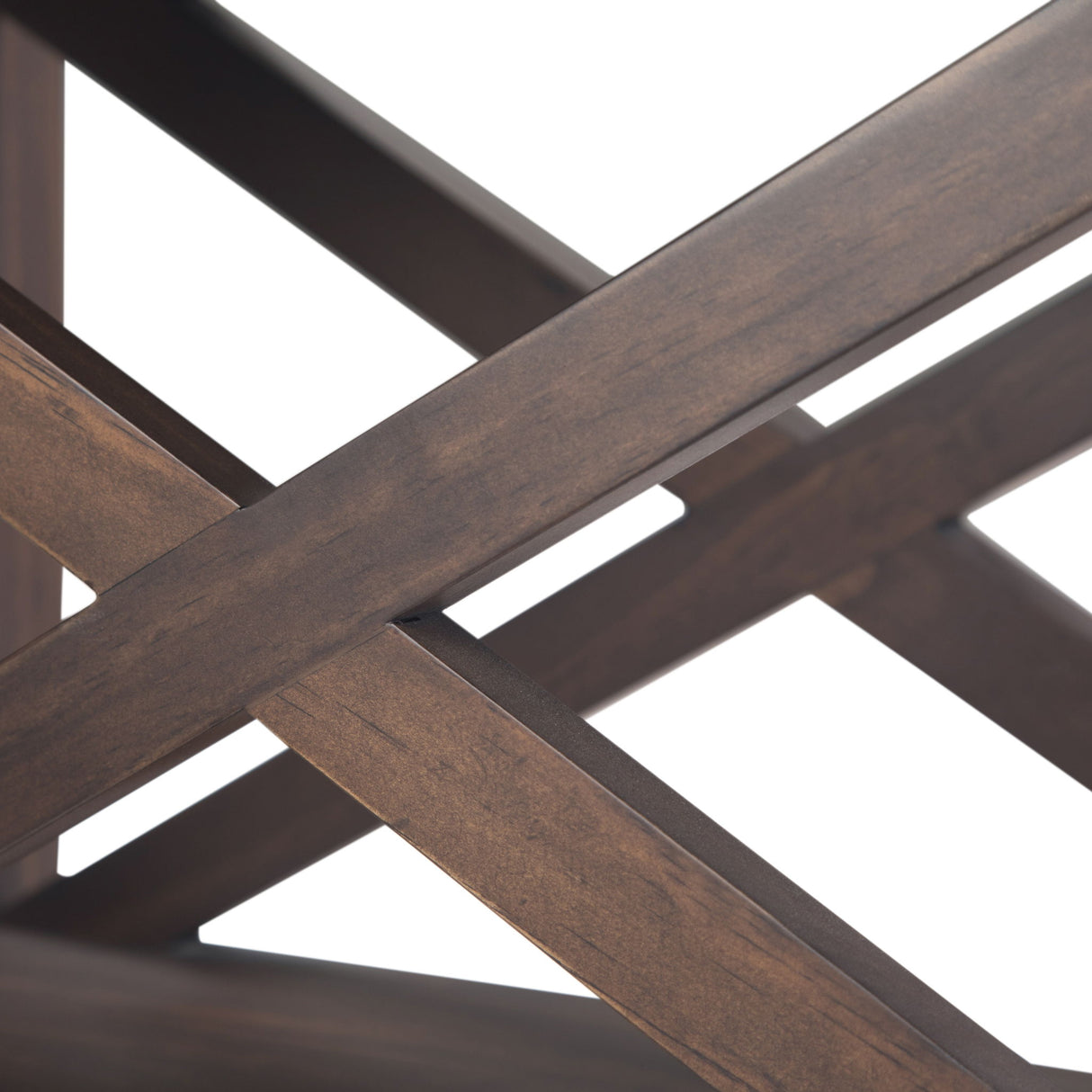 Kitchener - Narrow Side Table - Warm Walnut Brown by Simpli-Home | Bel Furniture