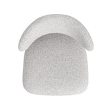 Locke - Modern Upholstered Dining Chair With Frame - Salt / Pepper by Jennifer Taylor Home | Bel Furniture