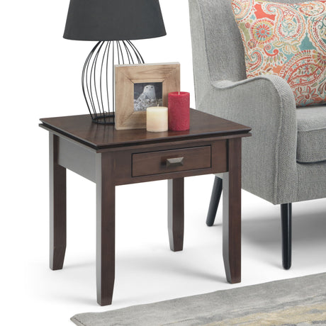 Artisan - Handcrafted End Table by Simpli-Home | Bel Furniture