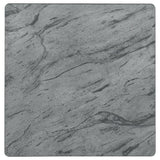 Mozzi Square Faux Marble Side End Table Grey and Black