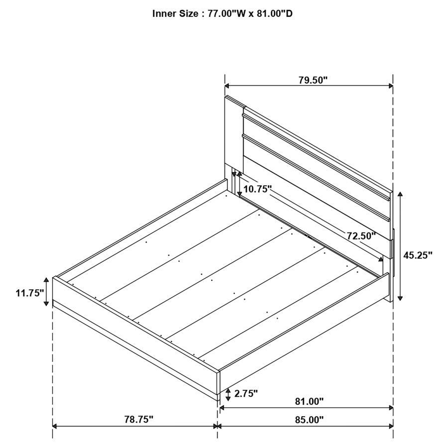 Azalia - Rectangular Bed