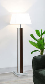 Elena - Square Tapered Mirrored Lamp by Coaster Fine Furniture | Bel Furniture