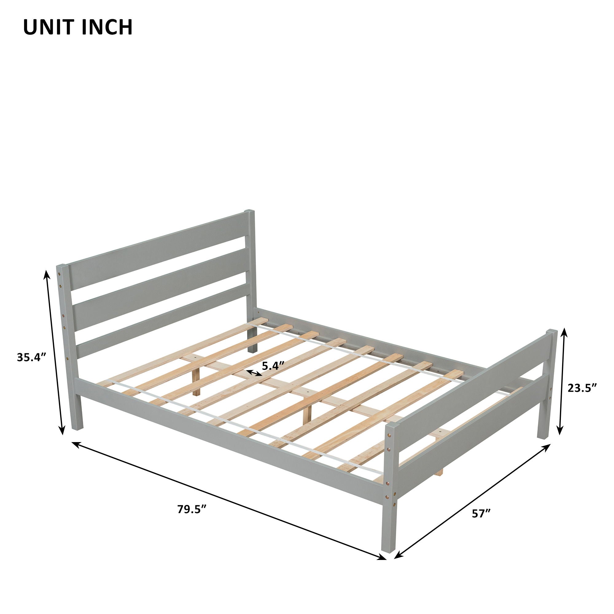 Bed With Headboard And Footboard