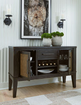 Galliden - Black - Dining Room Server by Signature Design by Ashley® | Bel Furniture
