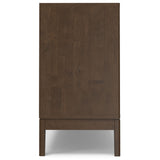 Harper - 3 Door Sideboard Buffet / Storage Cabinet - Walnut Brown by Simpli-Home | Bel Furniture