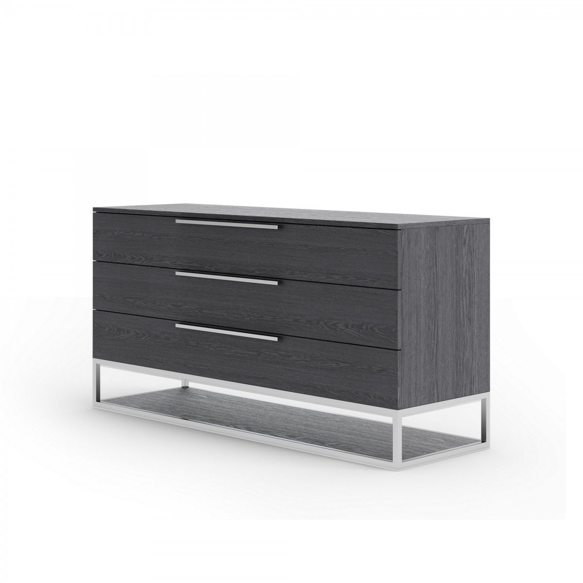 Three Drawer Dresser - Gray