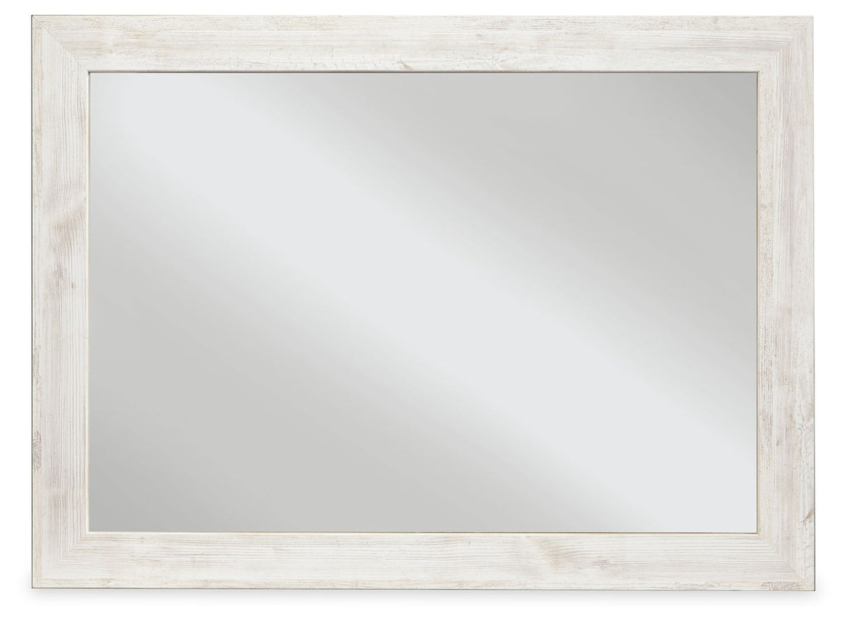 Paxberry - Whitewash - Bedroom Accent Mirror by Signature Design by Ashley® | Bel Furniture