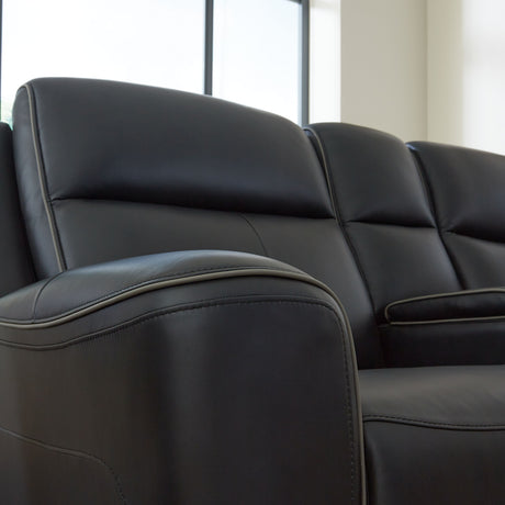5Z-Comfort - Relaxation - Power Reclining Loveseat with Console / Adj Headrest by Signature Design by Ashley® | Bel Furniture