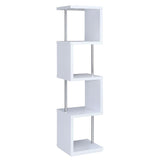 Baxter - 4-shelf Bookcase by CoasterEveryday | Bel Furniture