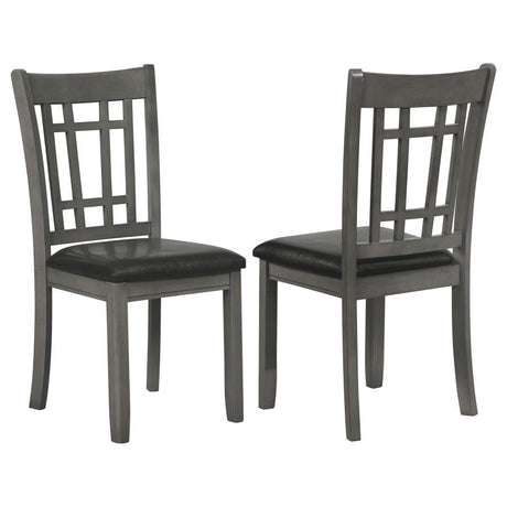 Lavon - Wood Dining Side Chair (Set of 2) Black by CoasterEveryday | Bel Furniture