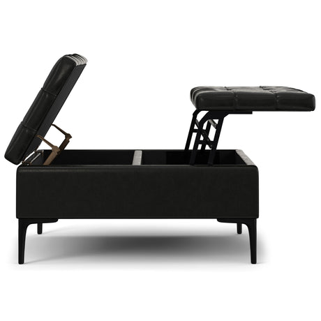 Laura - Lift Top Storage Ottoman - view 8