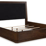 Dilenno - Upholstered Panel Bed Dark Brown by Signature Design by Ashley® | Bel Furniture