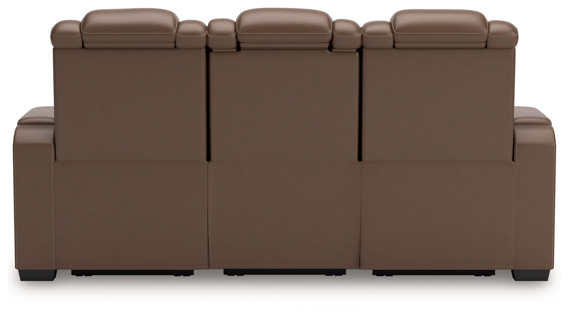 High Impact - Tobacco - Power Reclining Sofa / Adj Headrest