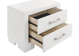 Jessica - 2-Drawer Nightstand by CoasterEssence | Bel Furniture