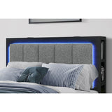 Messa - 5 Piece Bedroom Set With Bookcase Headboard