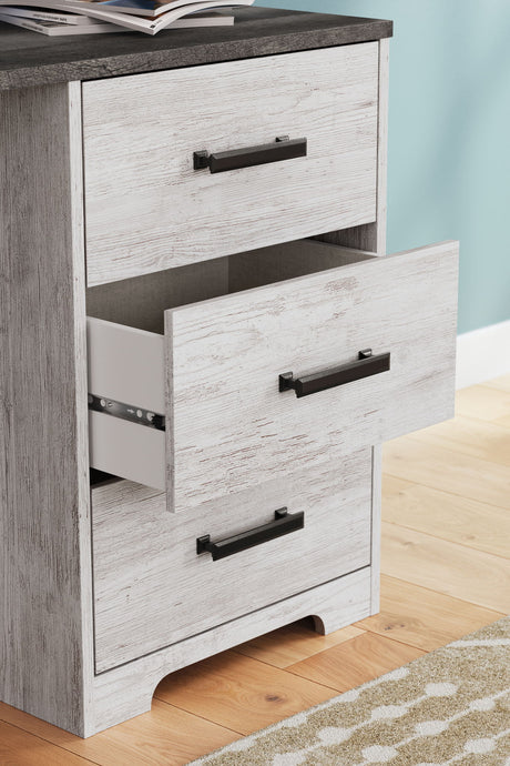 Shawburn - Home Office Desk - White / Dark Charcoal Gray - view 9