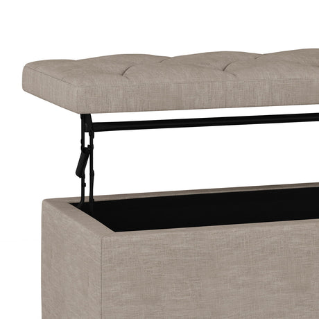 Hamilton - Upholstered Lift Top Rectangular Storage Ottoman - view 11