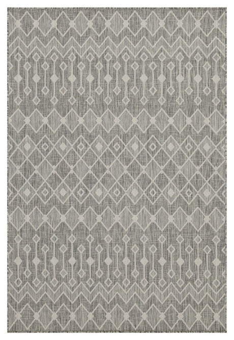 Sunshine - Indoor / Outdoor Area Rug Gray 5' x 7' by Icona Home Decor | Bel Furniture
