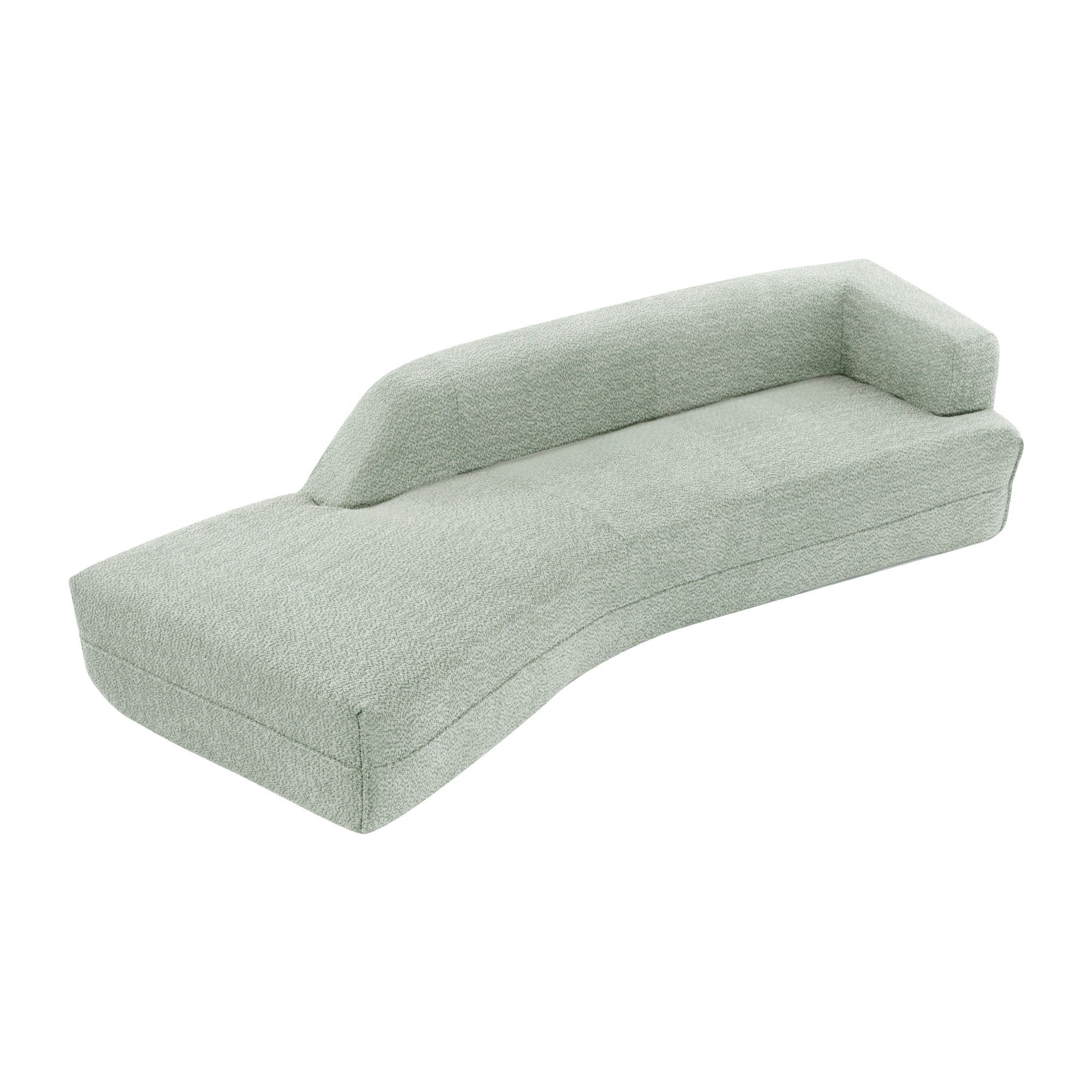 Curved Chaise Lounge Modern Indoor Sofa Couch