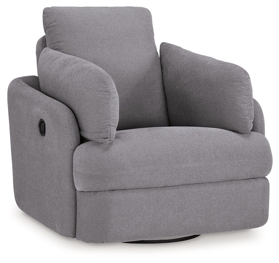 Modmax - Swivel Glider Recliner Gray by Signature Design by Ashley® | Bel Furniture