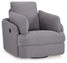 Modmax - Swivel Glider Recliner Gray by Signature Design by Ashley® | Bel Furniture