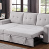 Lucca II - 84.5"W Reversible Sleeper Sectional Sofa with Storage Chaise by Lilola Home | Bel Furniture