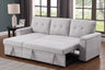 Lucca II - 84.5"W Reversible Sleeper Sectional Sofa with Storage Chaise by Lilola Home | Bel Furniture