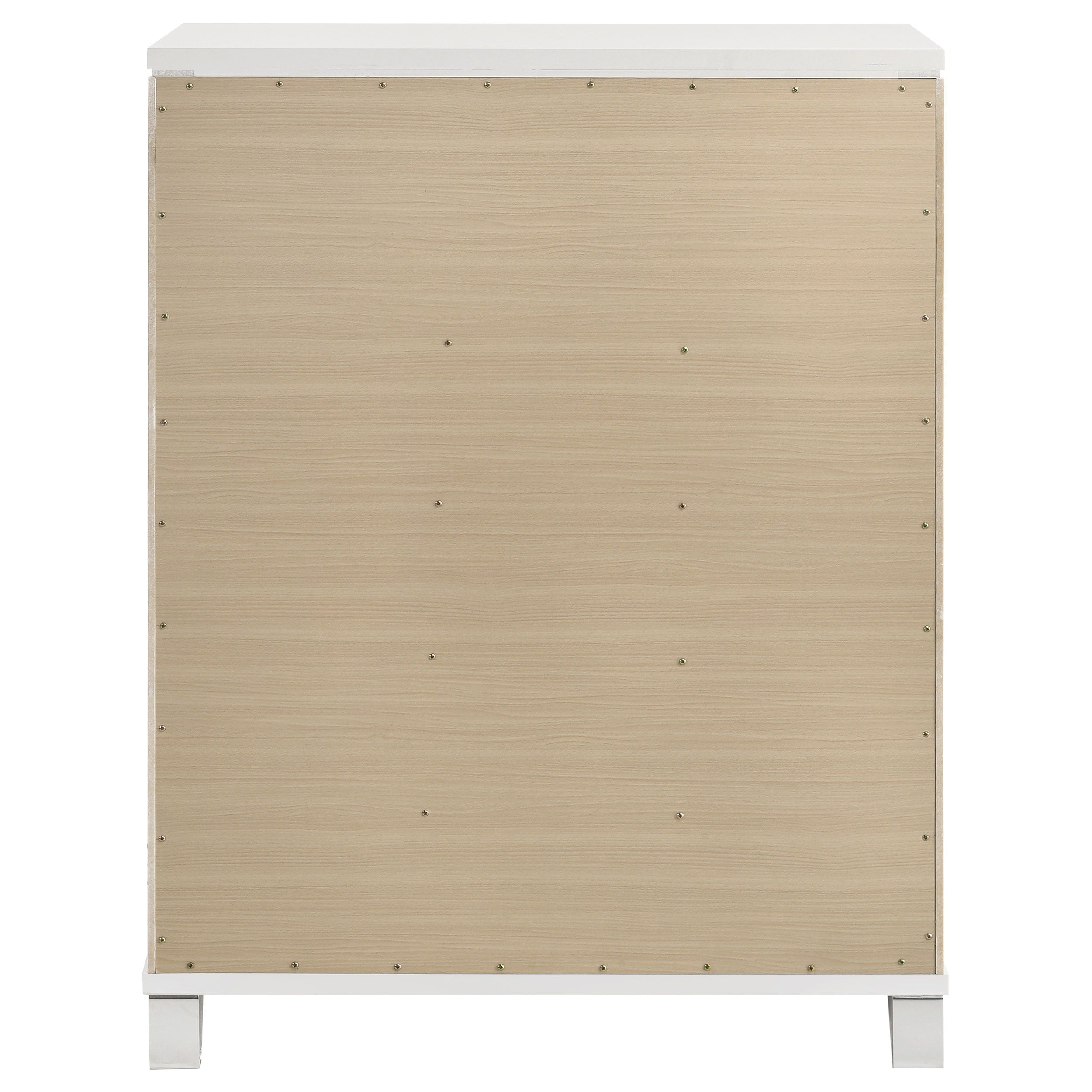 Marmore - 5-Drawer Bedroom Chest Of Drawers - White