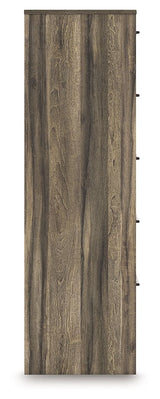 Elbrim - Brown - Five Drawer Chest by Signature Design by Ashley® | Bel Furniture