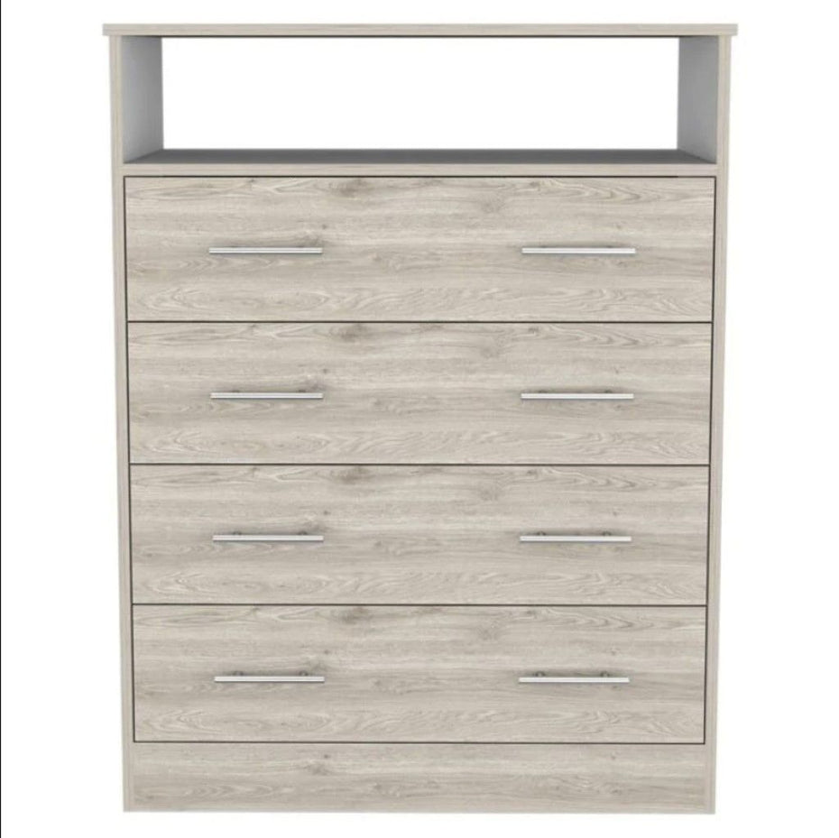 4 Drawer Dresser - Light Gray