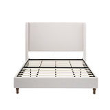 Harper - Tall Headboard Upholstered Bed / High Headboard / Elegant Simplicity / No Box Spring Needed